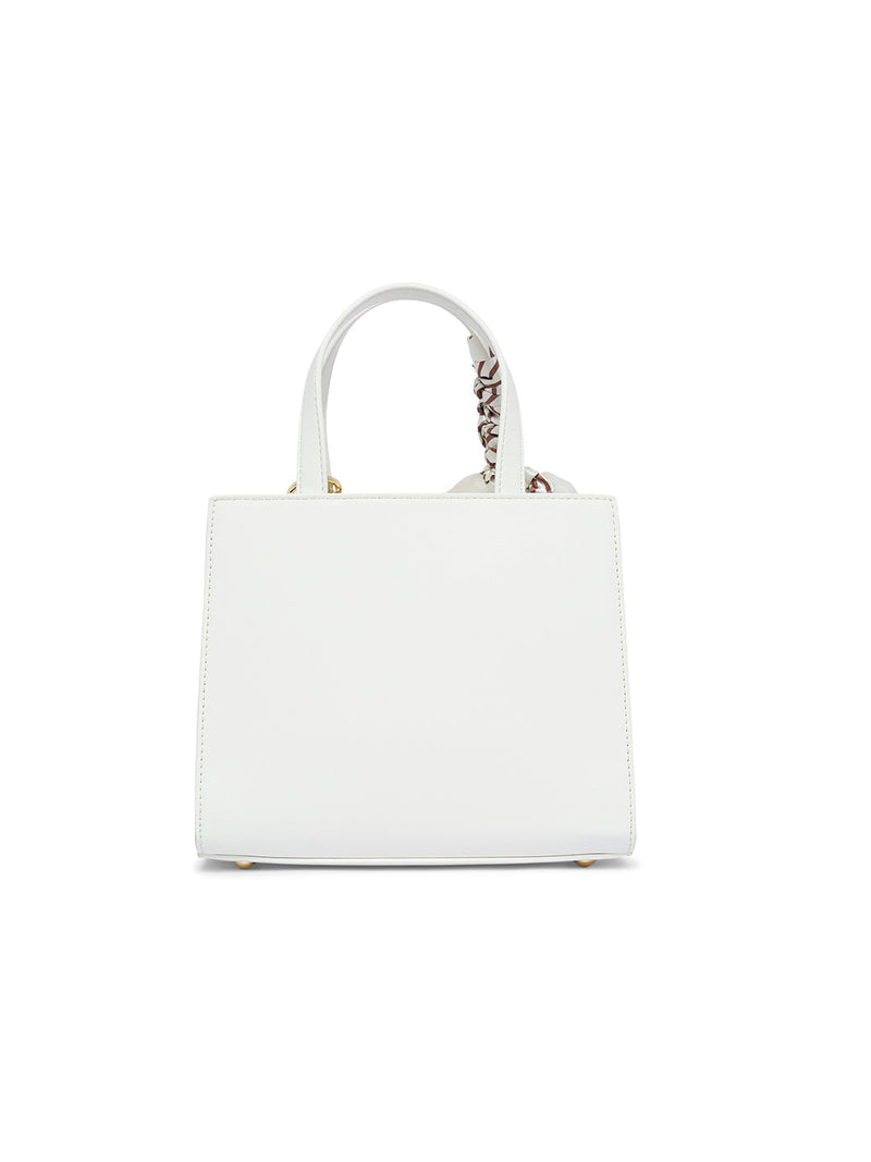 AKIKI London Brackley 21 Box Small Handbag White detail