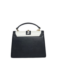 AKIKI London Ledbury 25 Flap Small Handbag Black detail