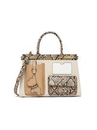 AKIKI London Southall 33 Large Handbag Beige detail