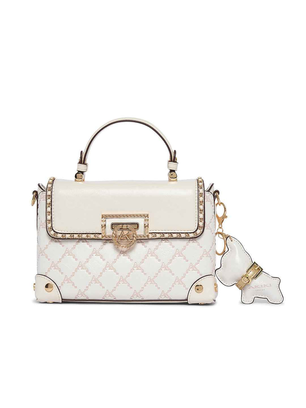 AKIKI London Hampton 22 Flap Small Satchel Bag