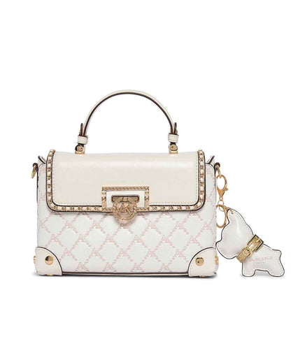 AKIKI London Hampton 22 Flap Small Satchel Bag