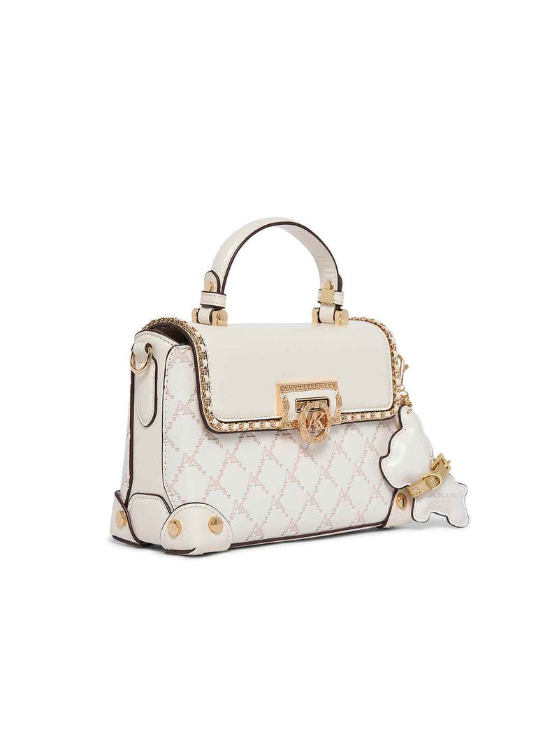 AKIKI London Hampton 22 Flap Small Satchel Bag