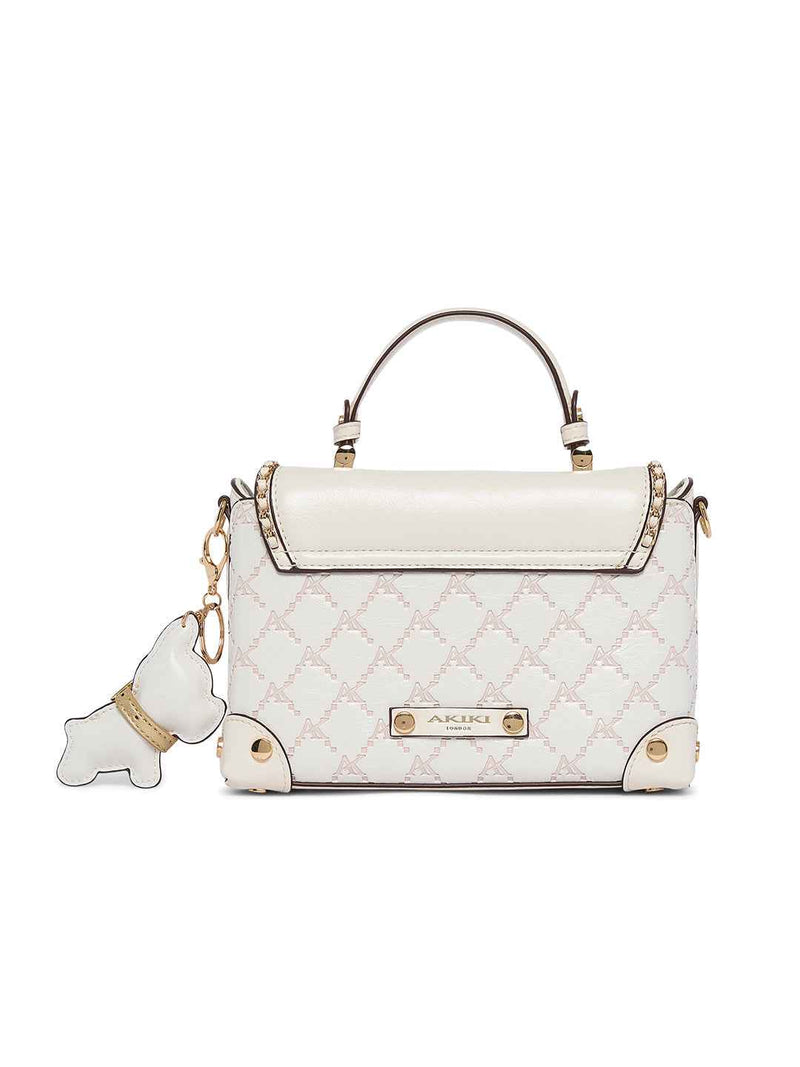 AKIKI London Hampton 22 Flap Small Satchel Bag