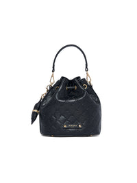 AKIKI London Hanwell 2C 21 Small Bucket Bag Black detail
