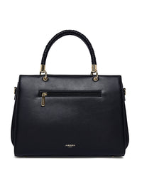 AKIKI London Hambledon Medium Satchel Bag Black detail