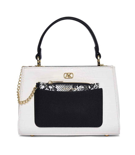 AKIKI London Croydon 3 Compartments Small Satchel Bag