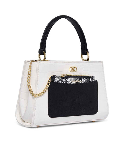 AKIKI London Croydon 3 Compartments Small Satchel Bag