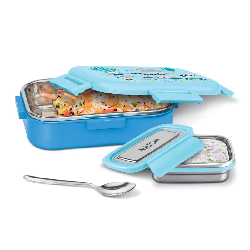 Milton Hugo Insulated Tiffin — side view