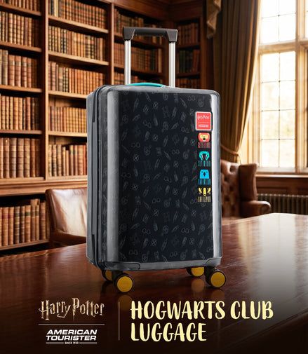 American Tourister Harry Potter Hogwarts Club Hardside Trolley Black