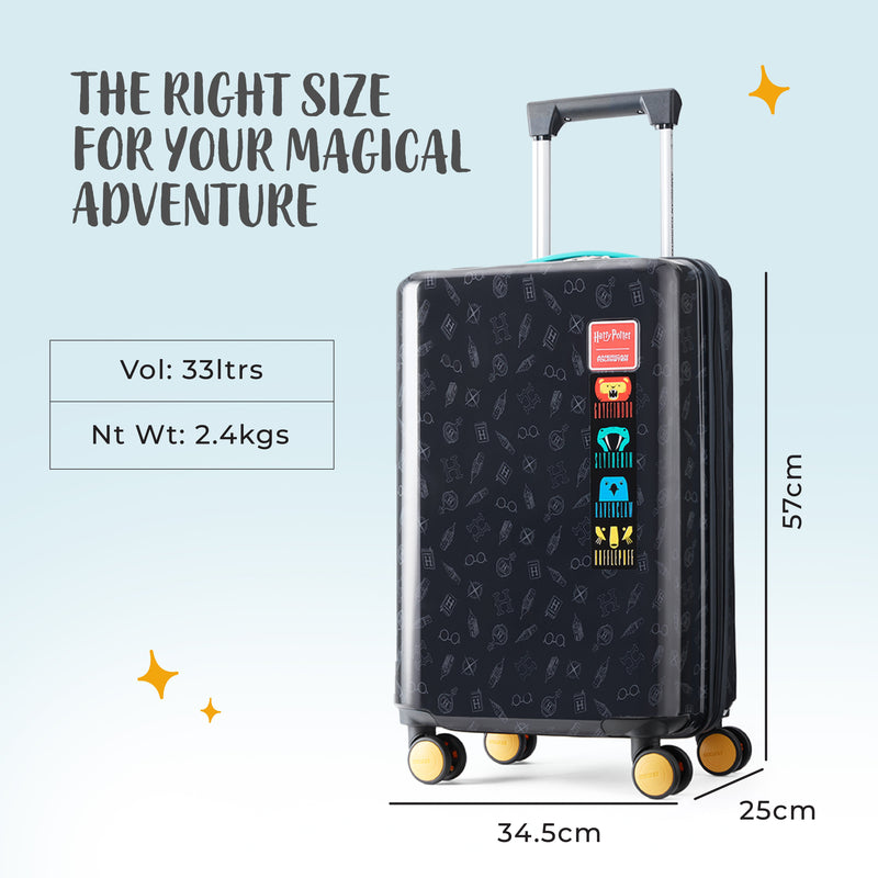 American Tourister Harry Potter Hogwarts Club Hardside Trolley Black