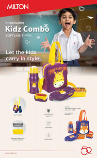 Kidz Combo Tiffin Box (Milton) - image 3 of 5 - Lunch Box Sets