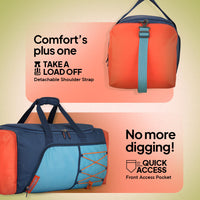 American Tourister Zino Orange Large 57.5L back