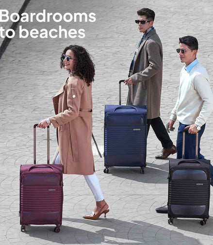 American Tourister Fornax Polyester Softside TSA Spinner Trolley