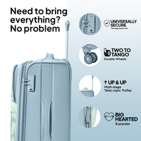 American Tourister Bloom 55cm Cabin Trolley Bag — Grey