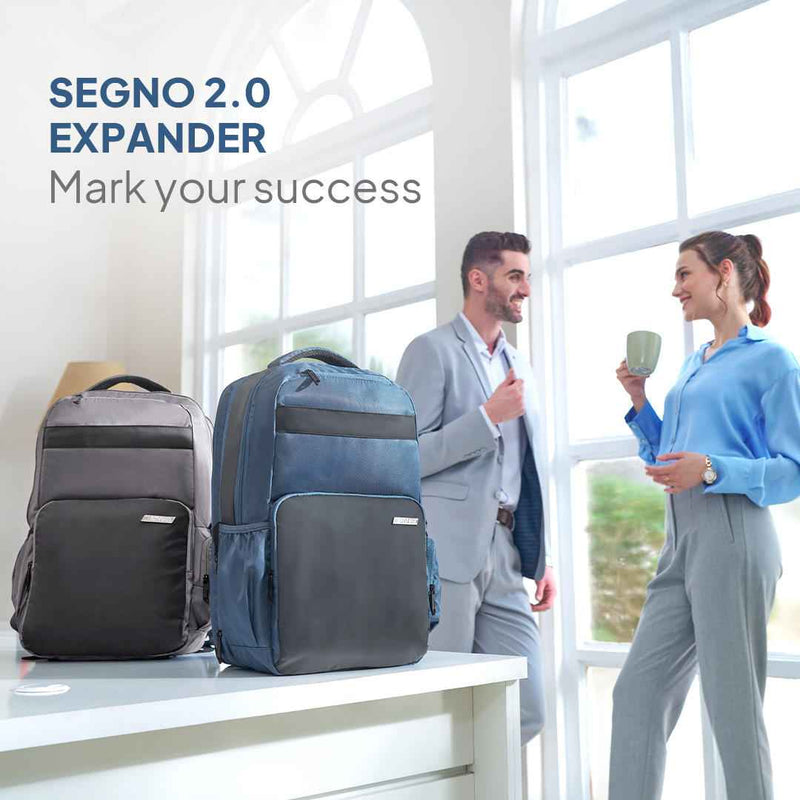 American Tourister Segno 2.0 Expandable Laptop Backpack 33L Blue