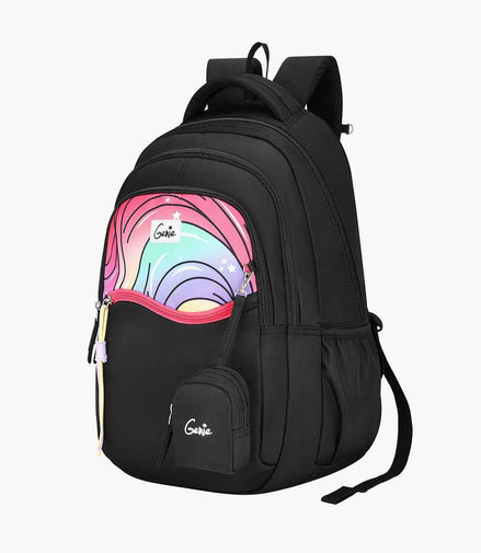 Genie Cluster 27L School Backpack - Black