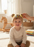 Brown Teddy Ears Winter Knit Cap for Babies