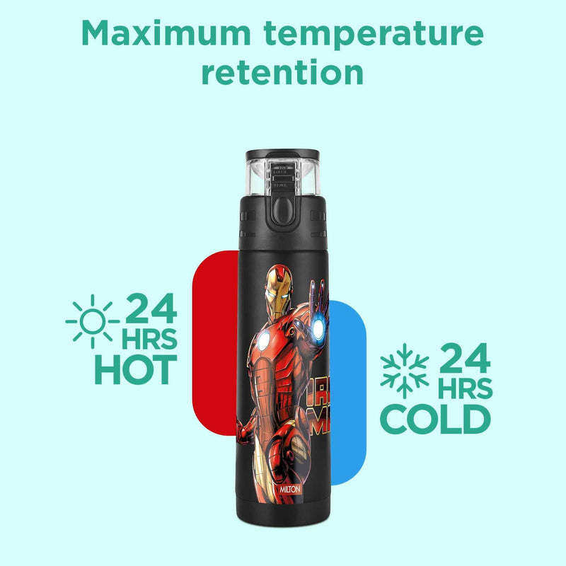 Milton Marvel Mighty Iron Man Thermosteel Bottle