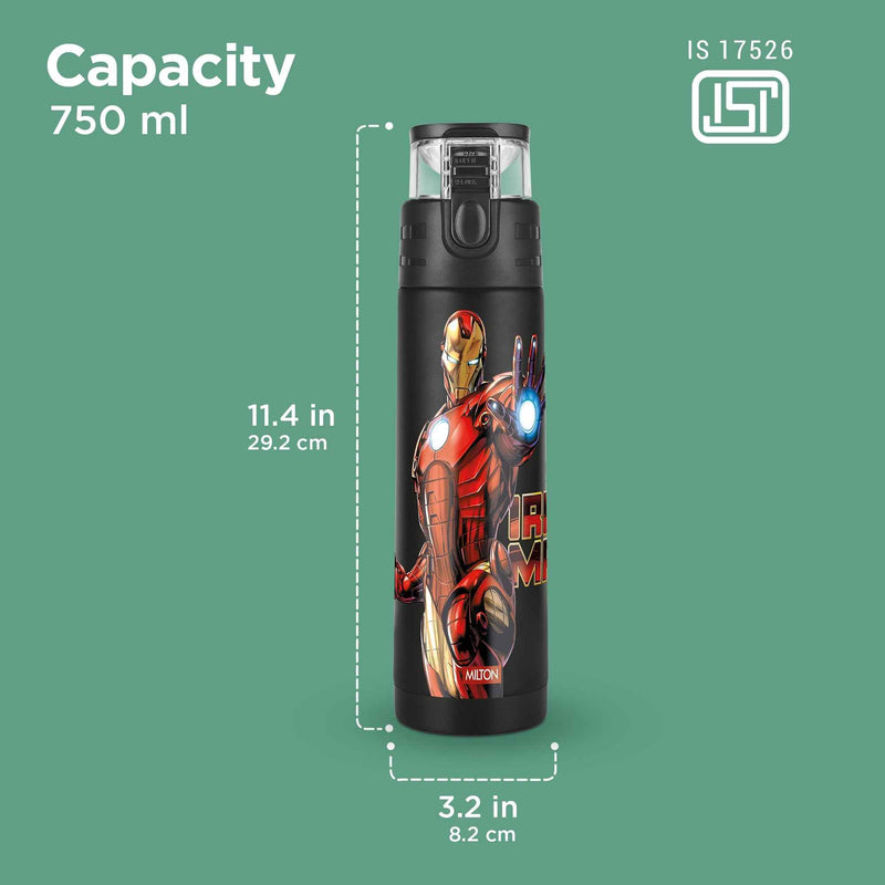 Milton Marvel Mighty Iron Man Thermosteel Bottle