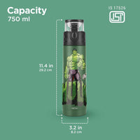 Milton Marvel Mighty Hulk Thermosteel Bottle