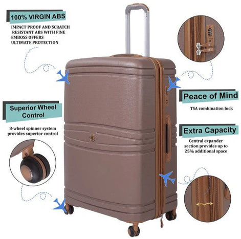 IT Luggage Quintessential Brownie Trolley Bag