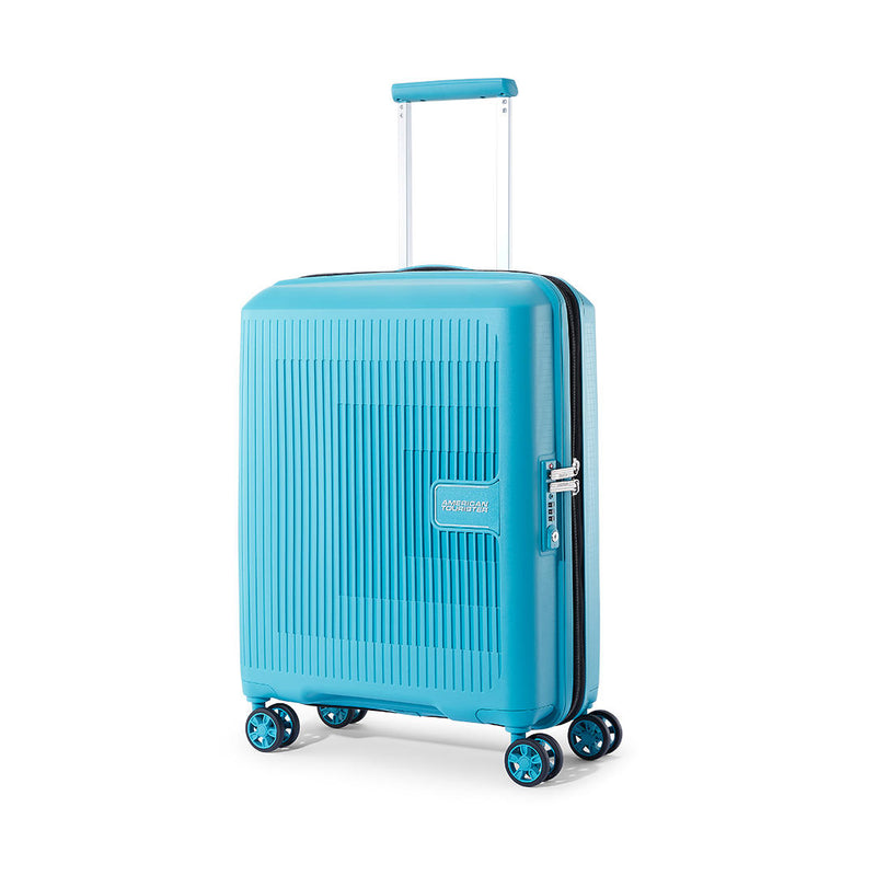 American Tourister Aerostep Blue Cabin front