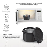 Milton Micro Meal Mega Microwave Safe Tiffin — back view