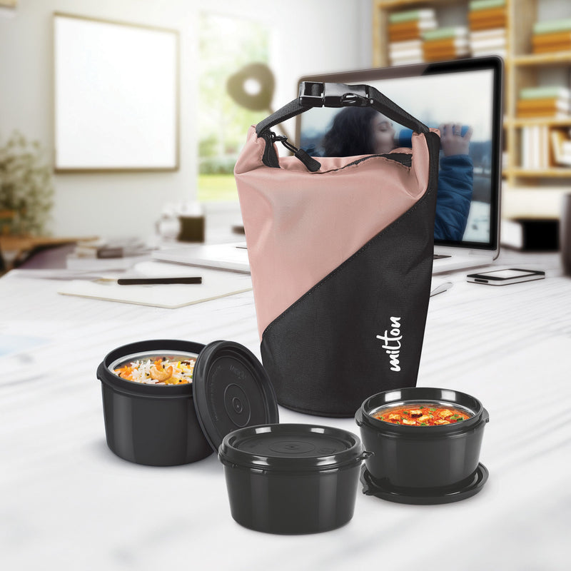 Milton Micro Meal Mega Microwave Safe Tiffin — side view