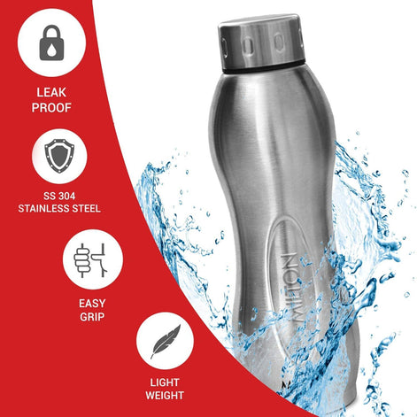 Milton Steel I Go Deluxe Stainless Steel Water Bottle