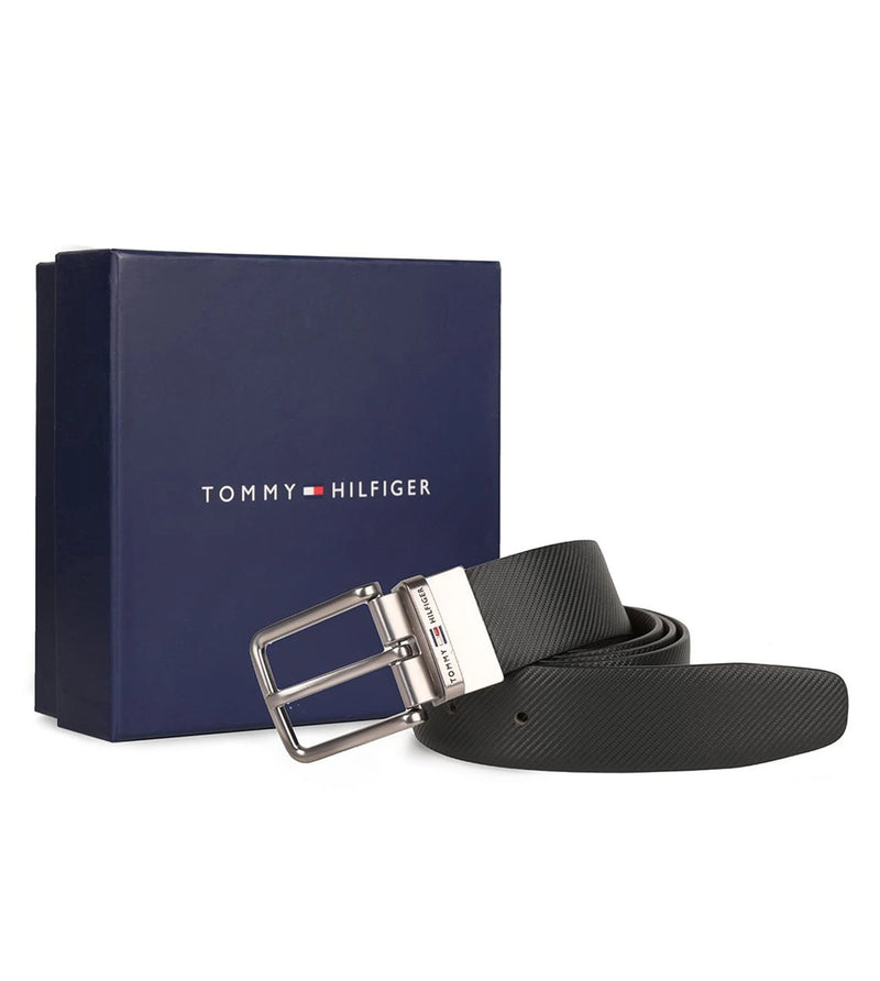TOMMY HILFIGER TH/ ARCHIE/ REVERSIBLE /BLACK-BROWN/ - image 2 of 9 - Belt