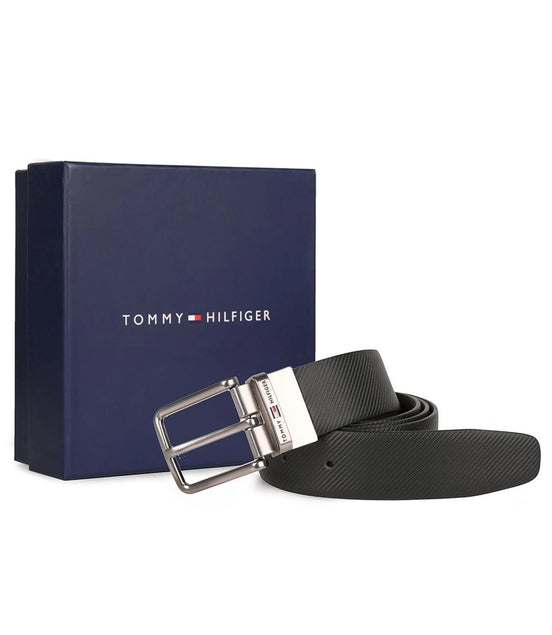 TOMMY HILFIGER TH/ ARCHIE/ REVERSIBLE /BLACK-BROWN/