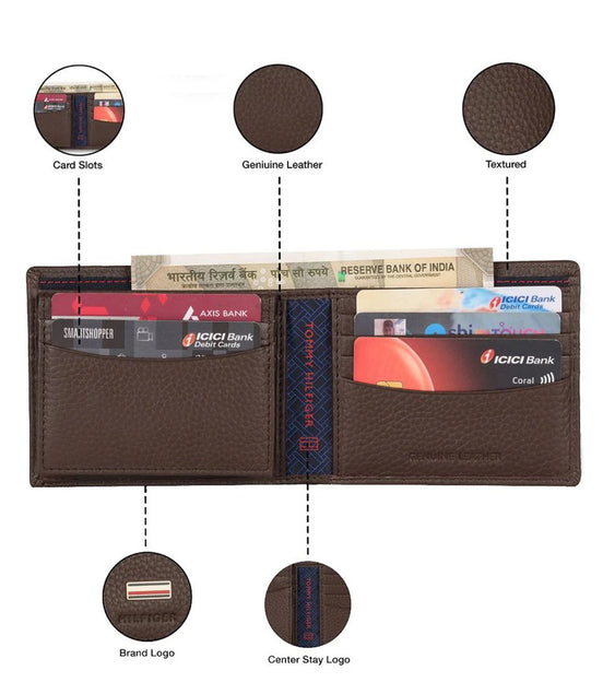 TOMMY HILFIGER  TH/ JESSE CH-03 WALLET BROWN