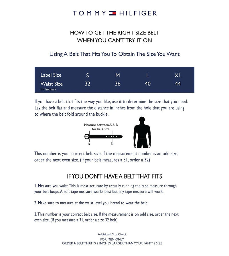 TOMMY HILFIGER TH/INIGO/NON REVERSIBLE/BLACK/MEDIUM - image 7 of 7 - Belt
