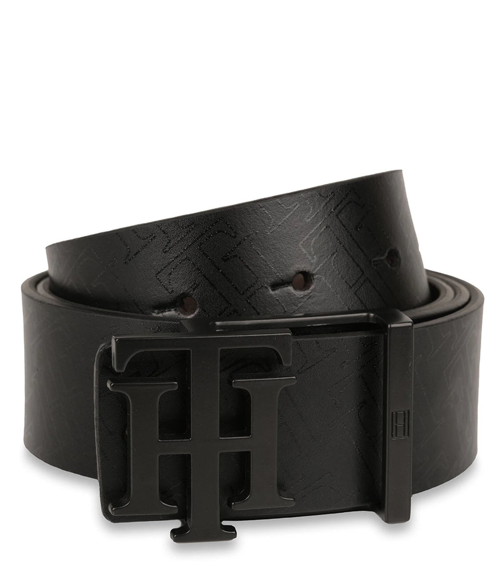 TOMMY HILFIGER TH / LEONARDO / REVERSIBLE / BLACK+BROWN - image 1 of 9 - Belt