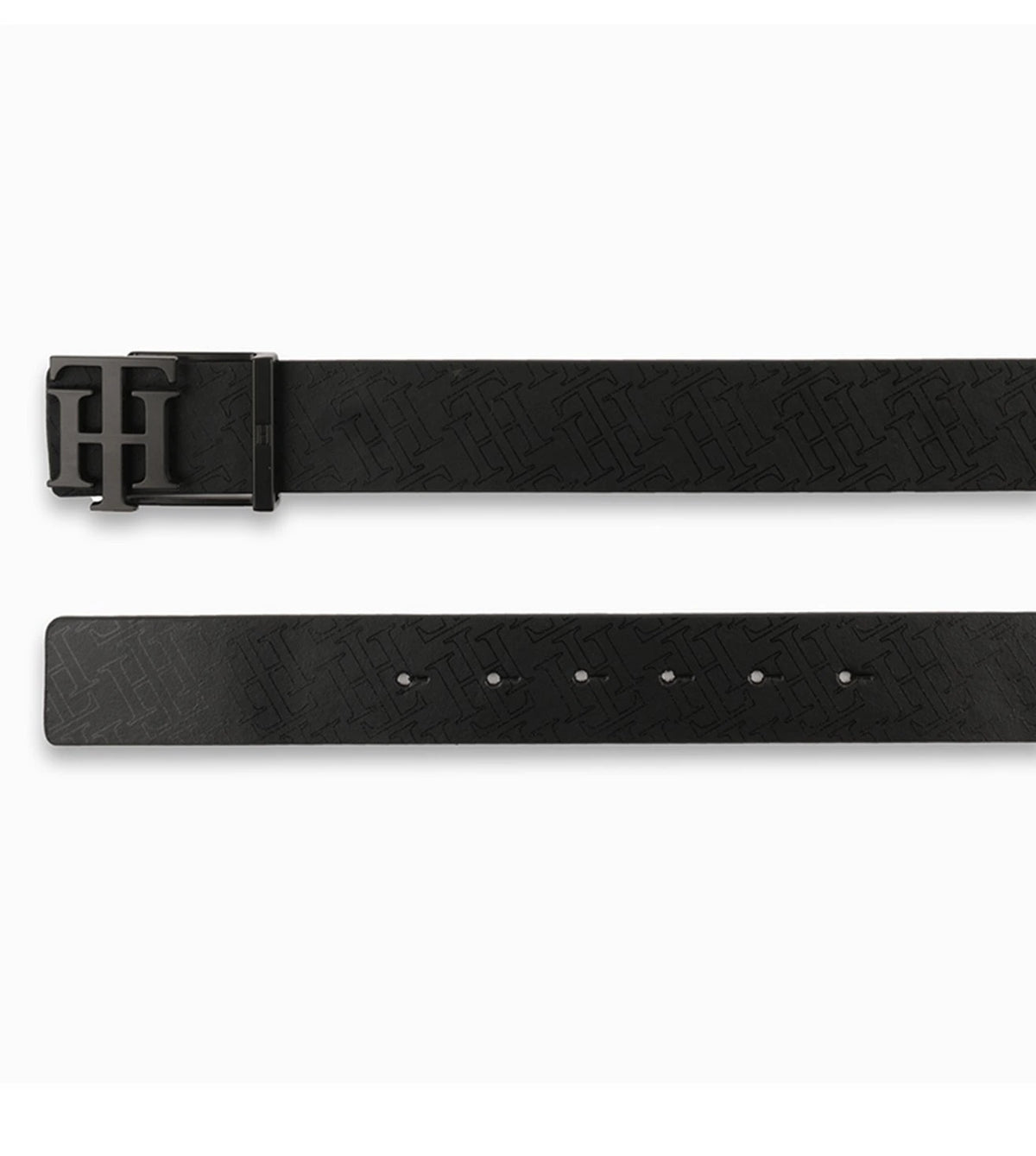 TOMMY HILFIGER TH / LEONARDO / REVERSIBLE / BLACK+BROWN