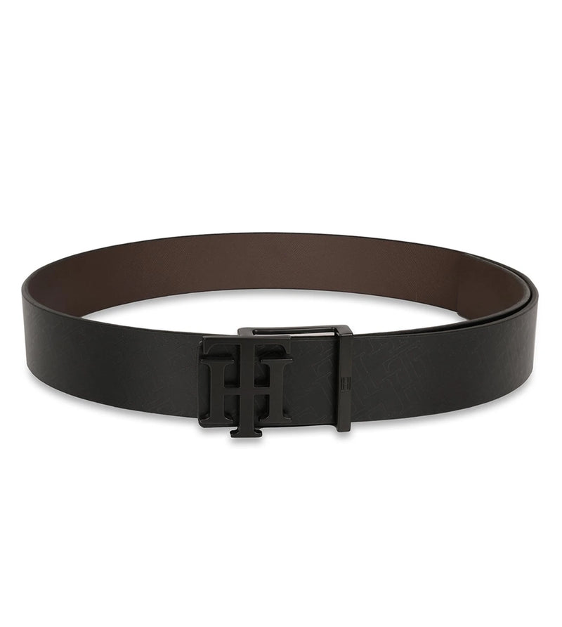 TOMMY HILFIGER TH / LEONARDO / REVERSIBLE / BLACK+BROWN - image 2 of 9 - Belt