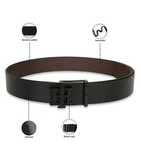 TOMMY HILFIGER TH / LEONARDO / REVERSIBLE / BLACK+BROWN - image 3 of 9 - Belt