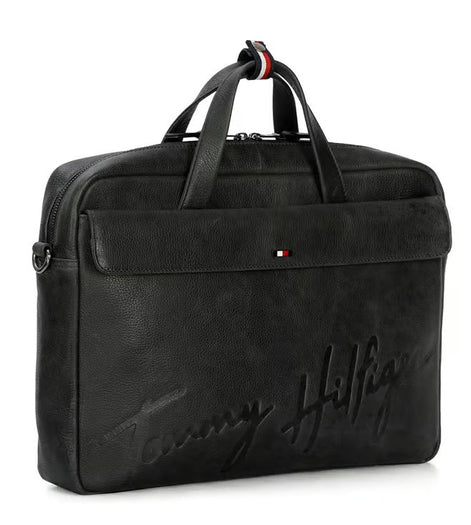 Tommy Hilfiger Ryker Black Laptop Bag
