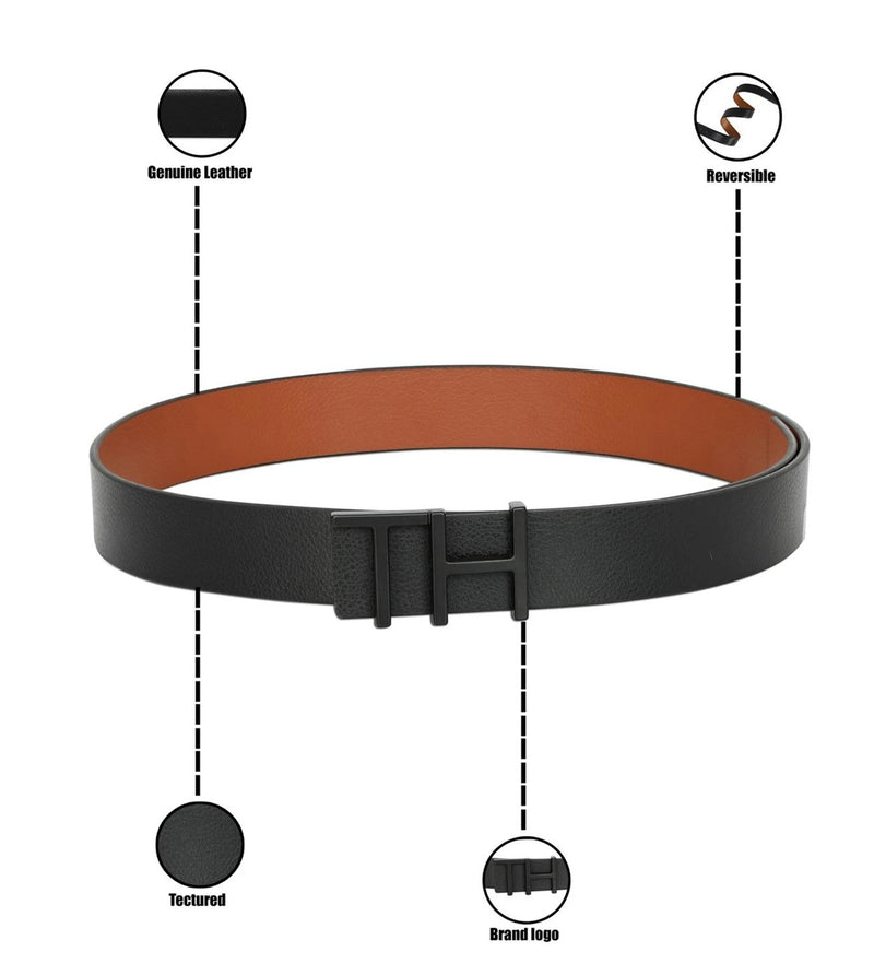 TOMMY HILFIGER TH / CUSACK / REVERSIBLE / BLACK+TAN - image 3 of 9 - Belt