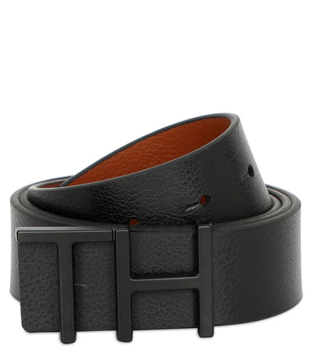 TOMMY HILFIGER TH / CUSACK / REVERSIBLE / BLACK+TAN - image 1 of 9 - Belt