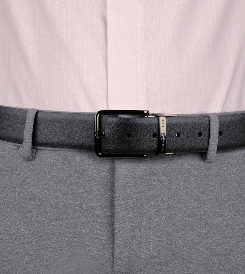 TOMMY HILFIGER TH/FERRIS/REVERSIBLE/BLACK+NAVY LARGE - image 6 of 11 - Belt