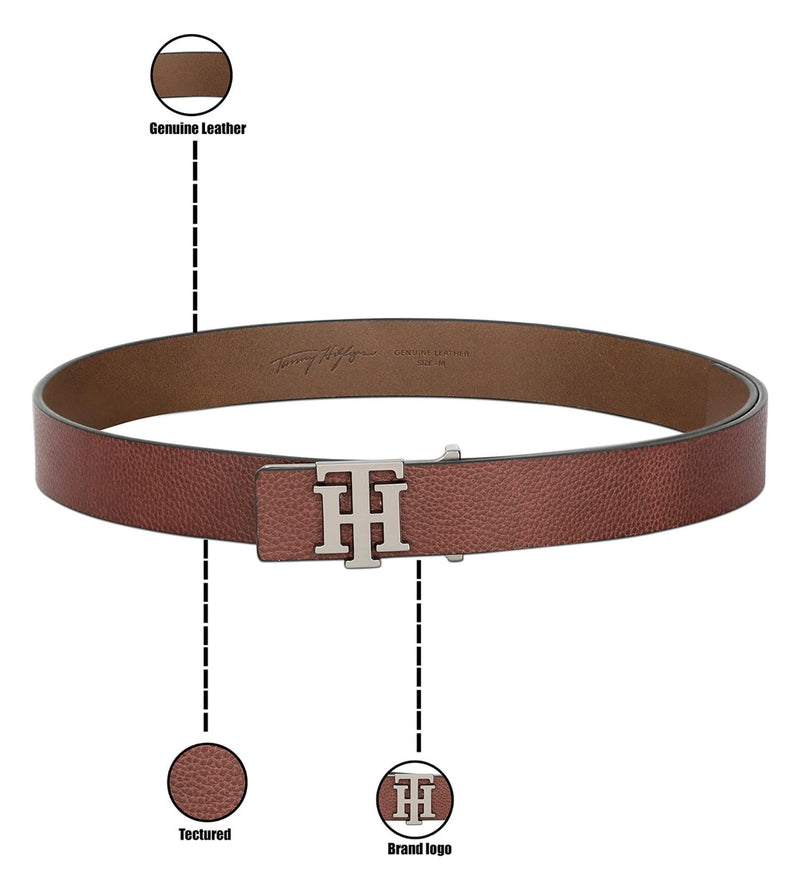 TOMMY HILFIGER  TH / LEVENSTEINN REV03 BELT BROWN - image 4 of 10 - Belt