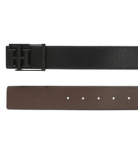 Tommy Hilfiger Lydia Reversible Belt — Black/Brown