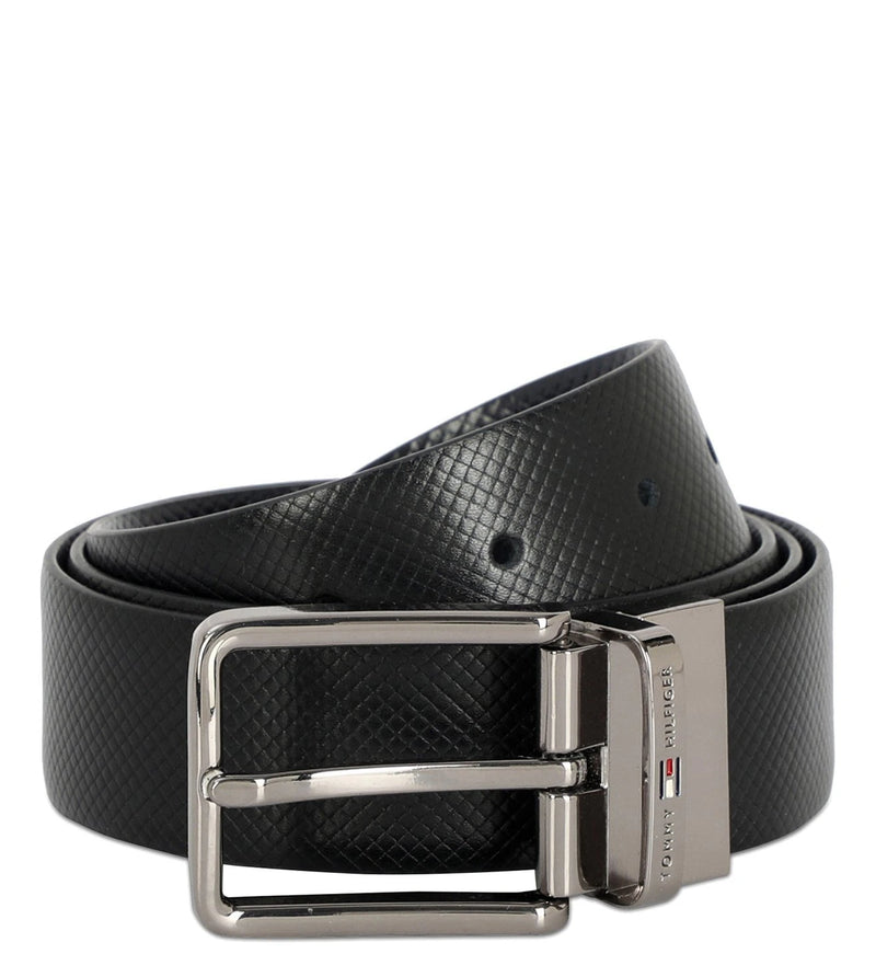 TOMMY HILFIGER TH / SPIER / REVERSIBLE / BLACK+NAVY - image 1 of 10 - Belt
