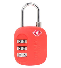 Delsey Paris 3 Digit Combination Lock Red