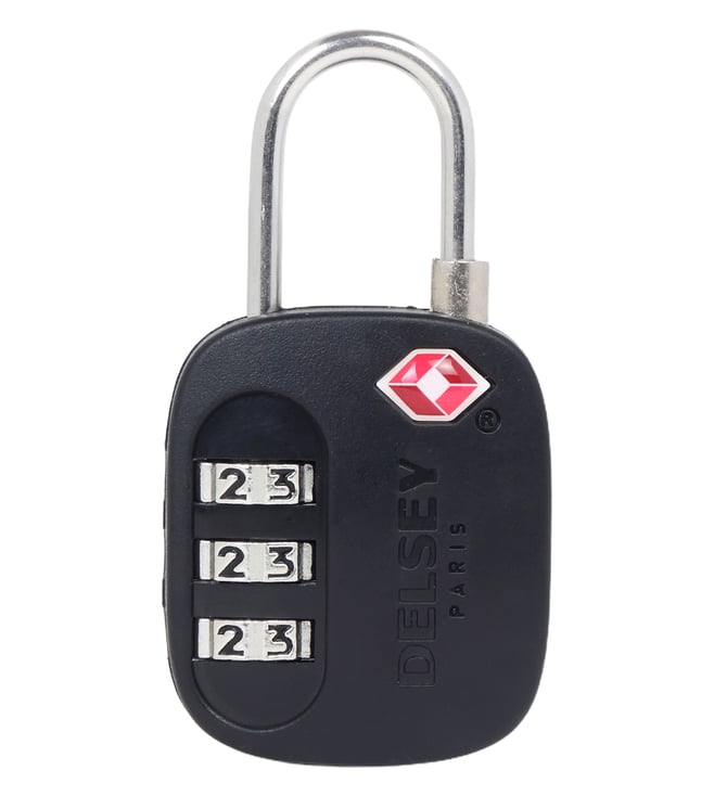 Delsey Paris 3 Digit Combination Lock Black