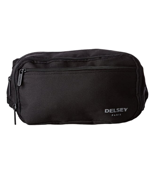Delsey Paris Accessory Organised Belt Bag Black