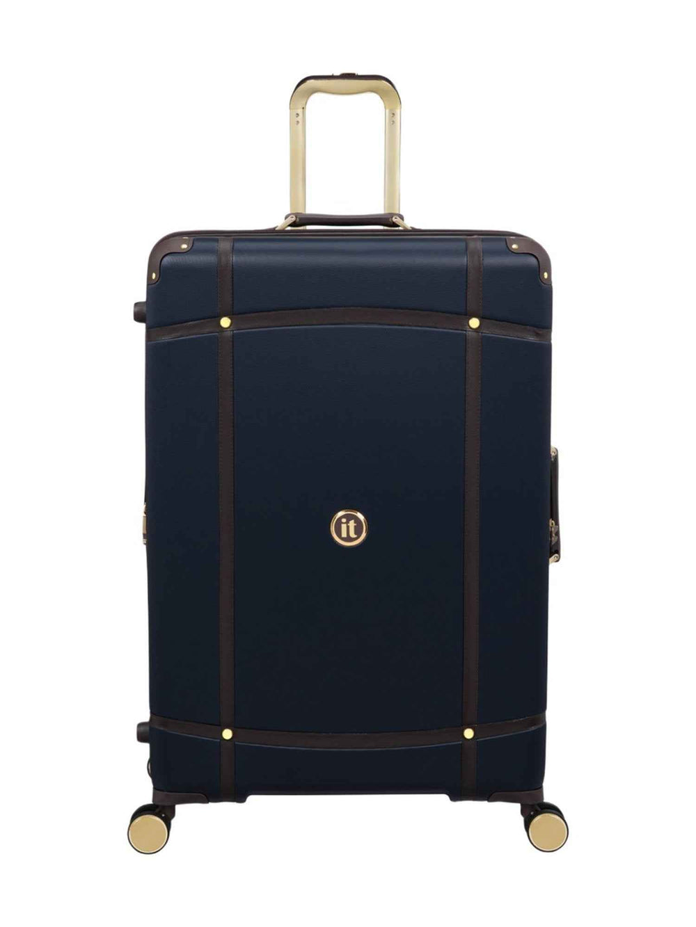 IT Luggage Superiority Striped Expandable Hard Trolley