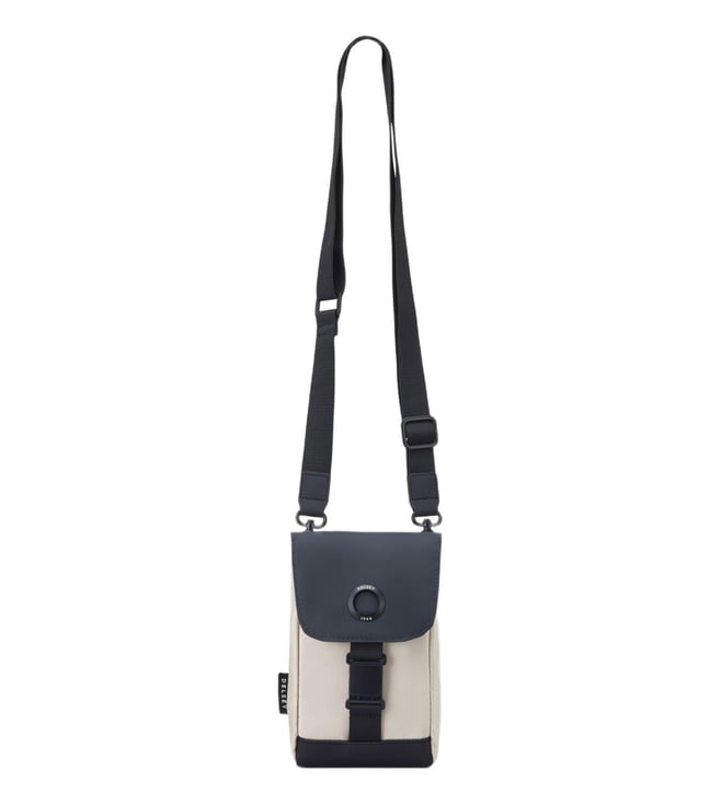 Delsey Paris Securflap Mini Cross Body Bag Sand