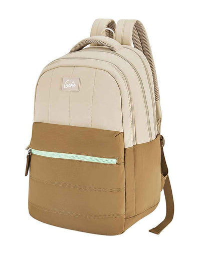 Genie Marshmellow 36L Laptop Backpack With Raincover - Brown